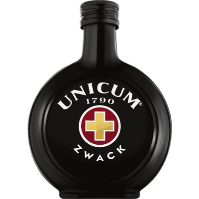 Unicum Bylinný 40% 0,1 l (čistá fľaša)