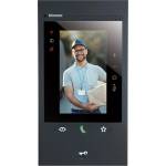 BTicino Видео дисплей Classe 300EOS 5" вертикален сензорен с Wi-Fi, Alexa и MyHome Черен - 344884 (344884)