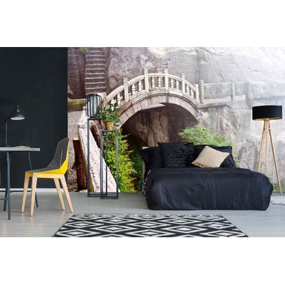 DIMEX ART Самозалепваща се флизелинова фототапета каменен мост 375 x 250 см