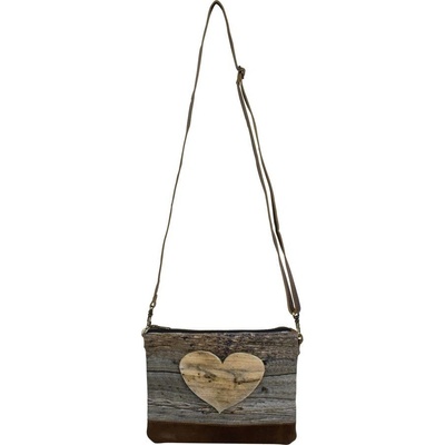 Plátěná crossbody kabelka přes rameno Hearth Wood