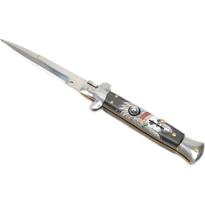 Stiletto Bočné vzor indianska lebka