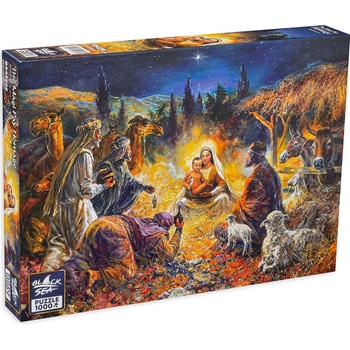 Image 1 of Black Sea Пъзел Black Sea Premium от 1000 части - Поклонението на влъхвите (BS42206)