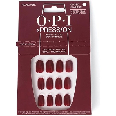 O.P.I. OPI xPRESS/ON Malaga Wine 30 ks – Zbozi.Blesk.cz