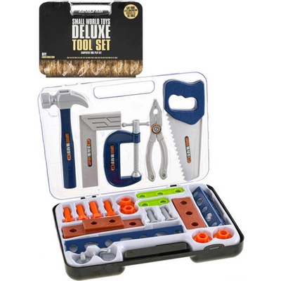 Dudlu Nářadí pracovní dětský s doplňky v kufříku 23ks malý kutil plast