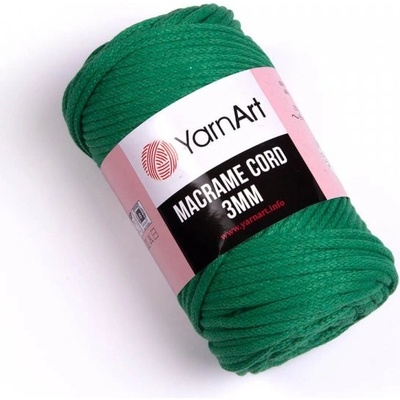YarnArt Macrame Cord 3mm Barva: Macrame Cord 3mm 759 zelená