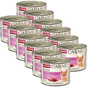 Animonda Carny Kitten Baby Paté - говеждо и пилешко 12 x 200 г