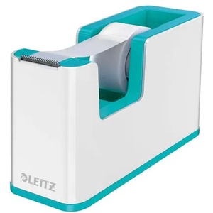 LEITZ Диспенсър за тиксо, настолен, с пълнеж, LEITZ "Wow", бяло-ледено син 53641051 (53641051)