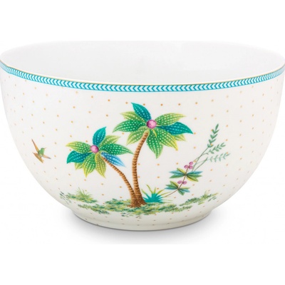 PIP Studio Miska Jolie Flowers Dots Gold 18 cm