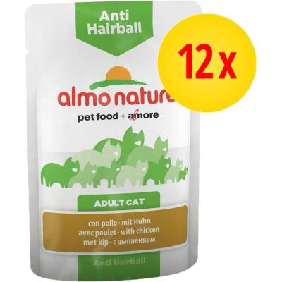 Almo Nature Anti Hairball kuřecí 12 x 70 g