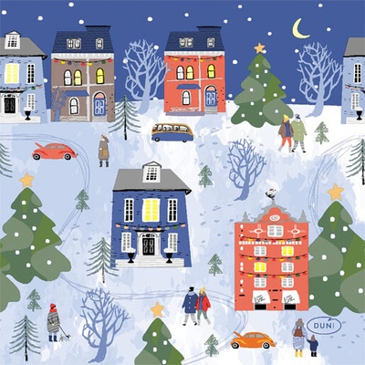 DUNI Servítka 3V winter wonder 33x33cm