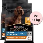 PRO PLAN LARGE ADULT Athletic Everyday Nutrition пиле 2 x 14 кг