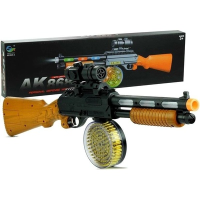 RKToys Dětská puška AK 868-1 se světlem a zvukem
