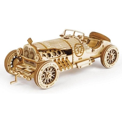 Manboxeo 3D drevená Retro závodný automobil (9588)
