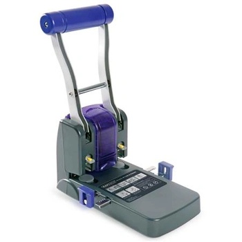 Rapesco Перфоратор rapesco eco p1100, висока производителност, два отвора, 100 листа, сив (0247)