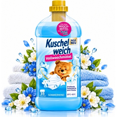Kuschelweich Sommerwind prací gel na bílé prádlo 1,925 l 35 PD