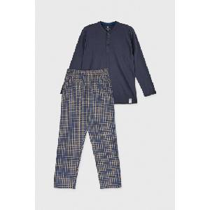 CECEBA Мъжка памучна пижама Pure Cotton с дълги крачоли (31330_pyz)
