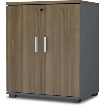 TopMebel Кафе маса Mara от меламин в цвят травертин Ø75x36.8см