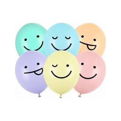 Latex balloons funny face pastel 50pcs