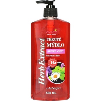 Herb Extract bylinné tekuté mydlo Alpské kvety 500 ml