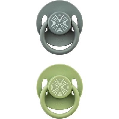 Wee Baby Залъгалки Wee Baby - Cool, 2 броя, 0-6 м, синя и зелена (617)