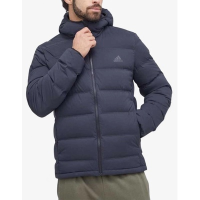 Adidas Sportswear Helionic Stretch Hooded Down Jacket Black