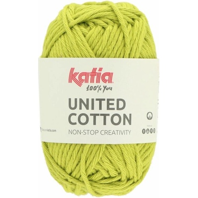 Katia United Cotton Mini ball 31 limetkovo zelená