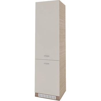 ИРИМ Колонен шкаф за вграждане на хладилник с две врати Сити МС-50 мока / сатен 60 см