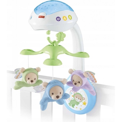 Fisher Price Kolotoč s medvedíkmi 3v1