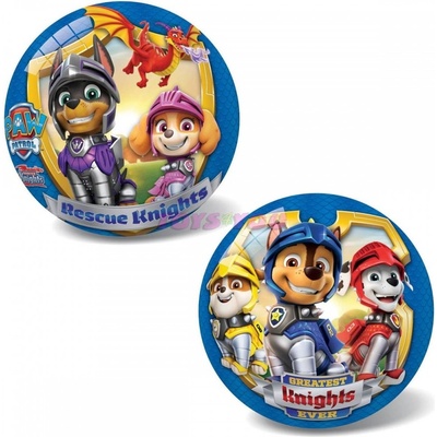Míč Paw Patrol Záchrana rytířů 23 cm