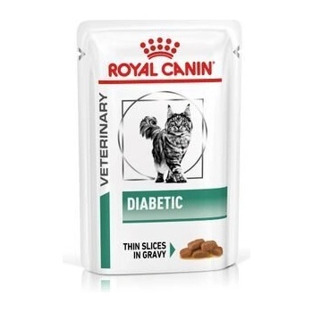 Royal Canin Diabetic Cat Pouch регулира доставката на глюкоза (захарен диабет) 85gr