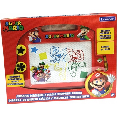 Kresliaca tabuľka Lexibook Super Mario Magnetická kresliace tabuľka s príslušenstvom