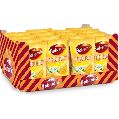 Bohemia Vroubky sýr/ jarní cibulka 120 g