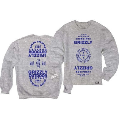 GRIZZLY MIRROred CrewNECK Heather