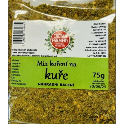 CRETAN FARMERS Mix koření na Kuře eko balení 75 g