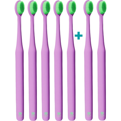Nanosmile Zubní kartáček ProCare Lavender Ultrajemný 5+2 ks