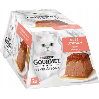 Gourmet Revelations jemná paštéta s lososom a omáčkou 2 x 57 g