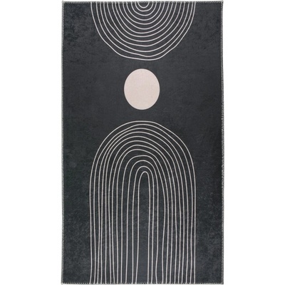 Vitaus Антрацитен миещ се килим, 80x150 cm - Vitaus (KRN-6020-80x150)