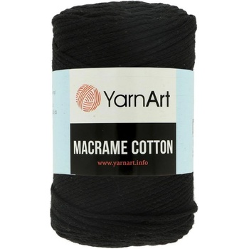 YarnArt Macrame Cotton 750 čierna