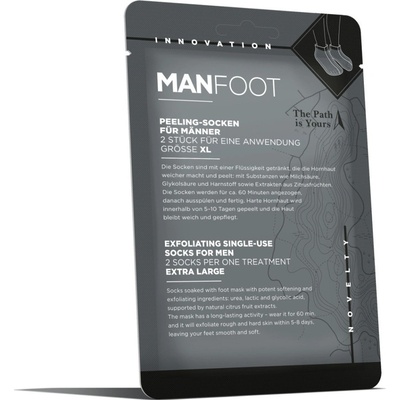 MANFOOT Exfoliační ponožky pro muže XL 1 pár