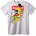 NOONEBRAND Тениска Supreme черепен скейтборд - 2XL, White