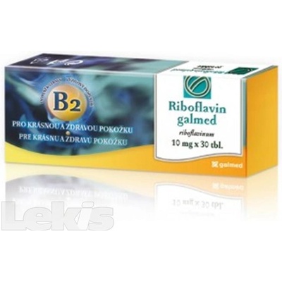 Galmed Riboflavin 10 mg 30 tabliet