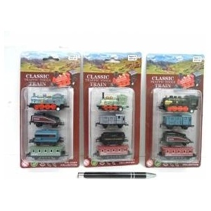 Mádara Metal railway with locomotive in 3 MIX wagons