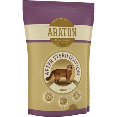Nature's Protection Araton Adult CAT after Sterilization - пълноценна балансирана суха храна за пораснали котки от всички породи, след кастрация или наднормено тегло, Литва - 15 кг