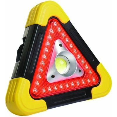 Výstražný LED trojúhelník s COB diodou, solární, Carmotion