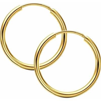 Zlaton Náušnice kruhy žluté zlato 2.4cm 1.45g N13102501087