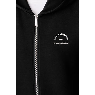 KARL LAGERFELD суичър с качулка дамски от модал (B3W20037)