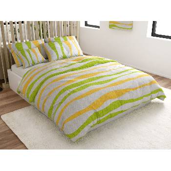 Textilomanie obliečky z mikrosaténu LUNTRA farebné 70x90 140x200