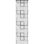vidaXL Ролетна щора за душ с касета 80x240 см Ширина на плата 76 см (4015043)