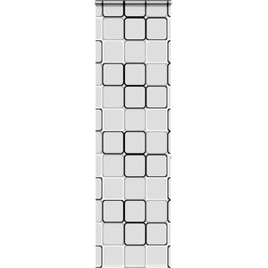 vidaXL Ролетна щора за душ с касета 80x240 см Ширина на плата 76 см (4015043)