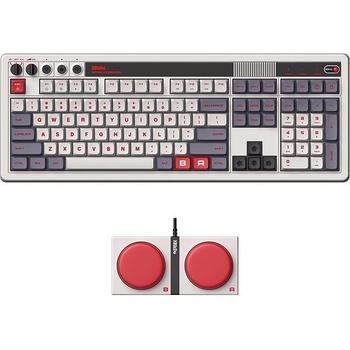 8BitDo Retro Mechanical Keyboard N Edition with Integrated Numpad + Dual Super Buttons - UK 6922621506652